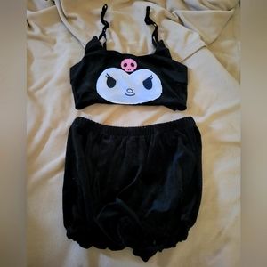 Jr Sleepwear Kuromi 2 piece top and bottom set